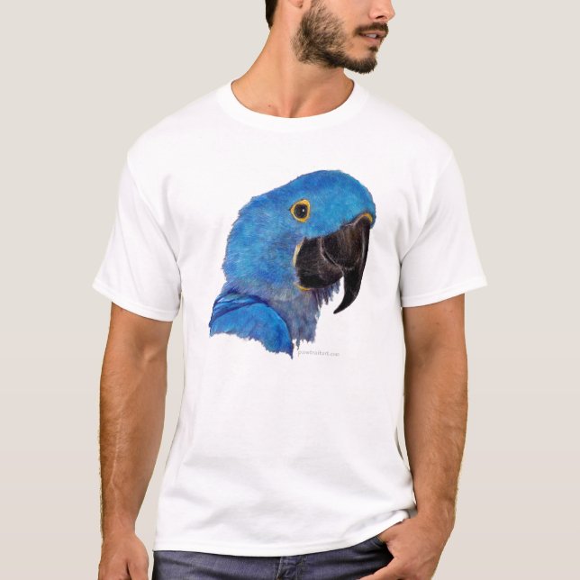 HyazintheMacaw (dunkler Entwurf) T-Shirt (Vorderseite)