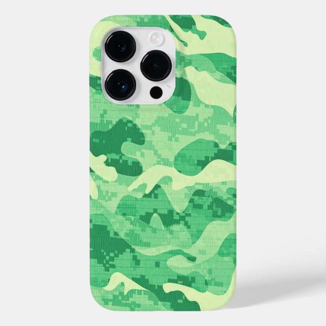 Hybrid-Grüne Camouflage Case-Mate iPhone Hülle (Rückseite)