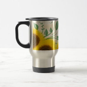 Hybrid Nouveau Sonnenblumen Reisebecher