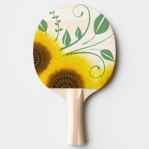 Hybrid Nouveau Sonnenblumen Tischtennis Schläger