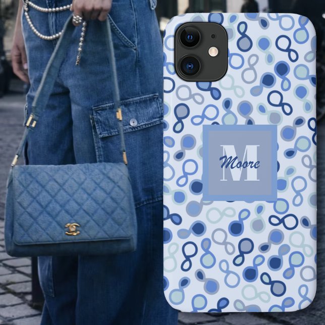 Hybrid Paisley - Blue Ombre Phone Case (Hybrid Paisley – Blue Ombre Phone Case by Leapfroglisics)
