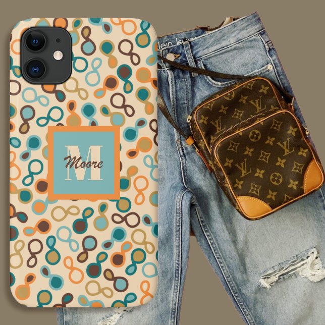 Hybrid Paisley - Dunkle Retro-Handy-Fall Case-Mate iPhone Hülle (Hybrid Paisley – Dark Retro Phone Case)