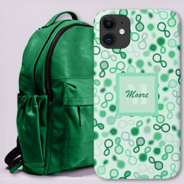 Hybrid Paisley - Green Hues Ombre Phone Case (Hybrid Paisley – Green Hues Ombre Phone Case by Leapfroglisics Shop)