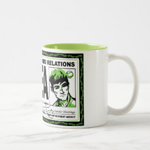 Hybride Abzeichen-Tasse der ErdeHEA Zweifarbige Tasse