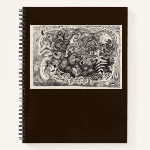Hybridfarbe zeichnend notizbuch