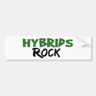 Hybridfelsen Autoaufkleber