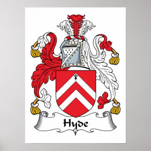 Hyde Familienwappen Poster