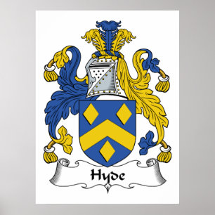 Hyde Familienwappen Poster