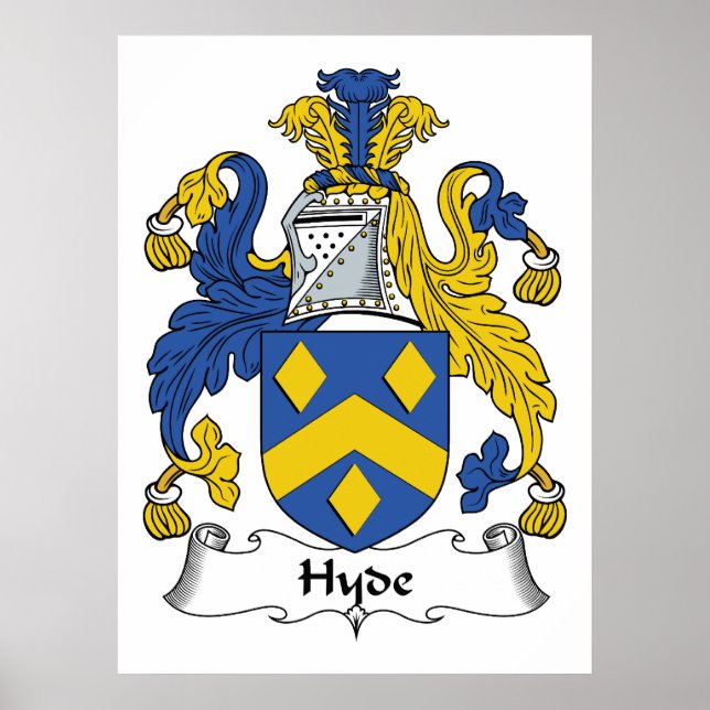 Hyde Familienwappen Poster (Vorne)