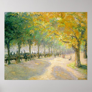 Hyde Park Camille Pissarro Herbstfall 1890 Poster