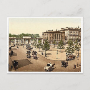 Hyde Park Corner, London, England, klassischer Fot Postkarte
