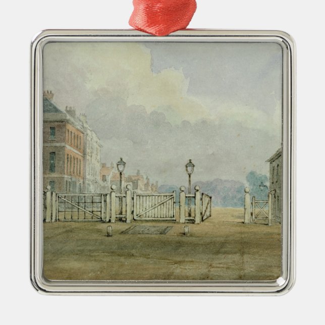 Hyde Park EckTurnpike, 1785 Silbernes Ornament (Vorne)