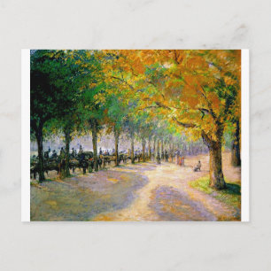 Hyde Park, London, von Camille Pissarro Postkarte
