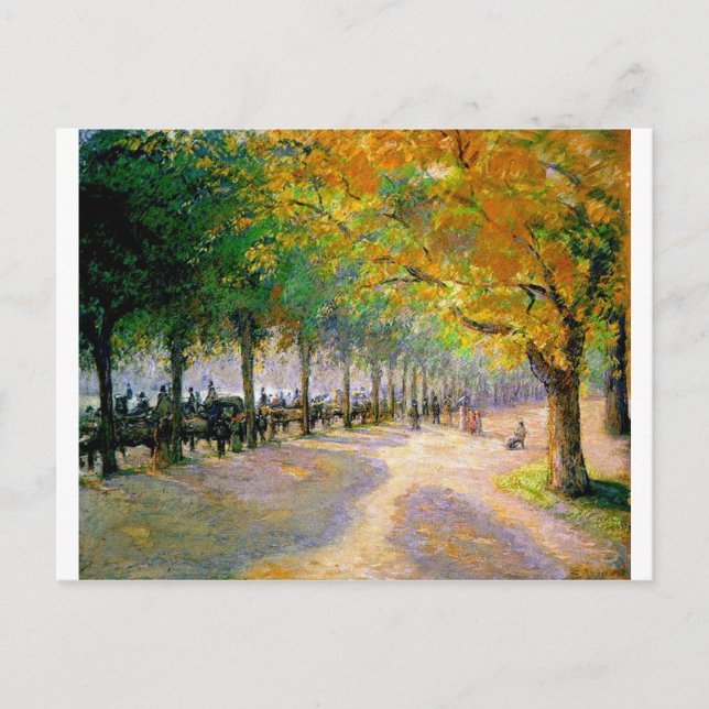 Hyde Park, London, von Camille Pissarro Postkarte (Vorderseite)
