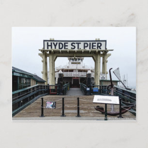 Hyde St. Pier San Francisco, California Postcard Postkarte