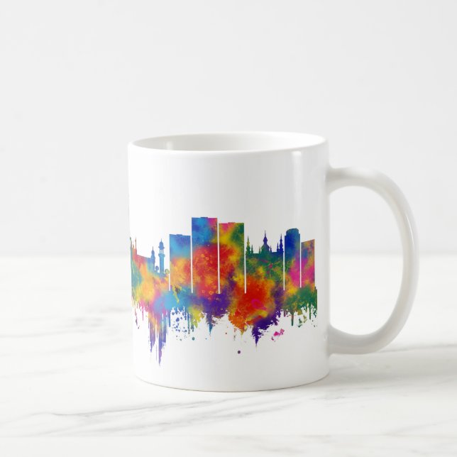 Hyderabad Telangana Skyline Kaffeetasse (Rechts)