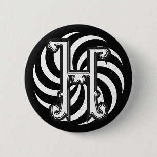Hydes H Glyph-Knopf Button