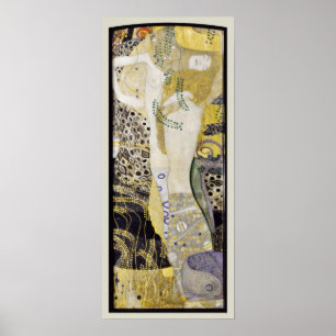 Hydra (alias Water Serpents I) von Gustav Klimt Poster