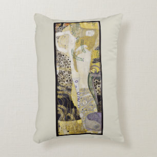 Hydra (auch Wasserschlangen I) von Gustav Klimt Dekokissen