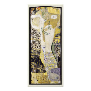Hydra (auch Wasserschlangen I) von Gustav Klimt Fotodruck