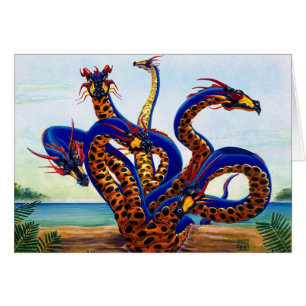 Hydra auf Strandkarte