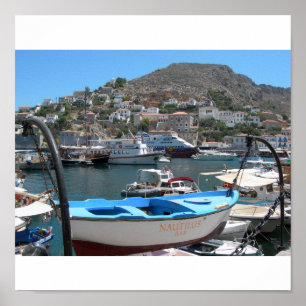 Hydra - der Hafen Poster