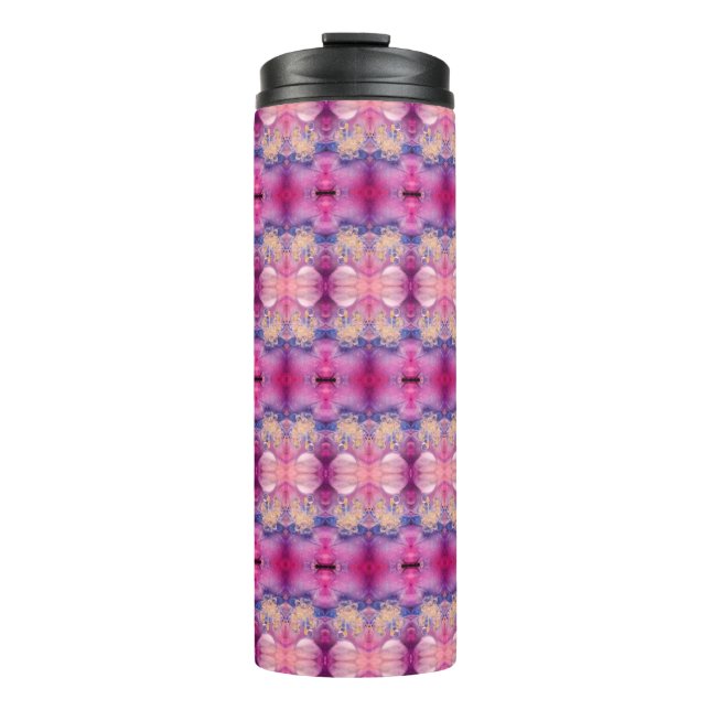 Hydra Ikat 13 Sangria Thermosbecher (Vorderseite)