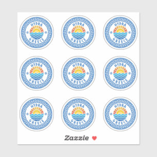 Hydra Island, Griechenland Mehrfachpackkleber Aufkleber