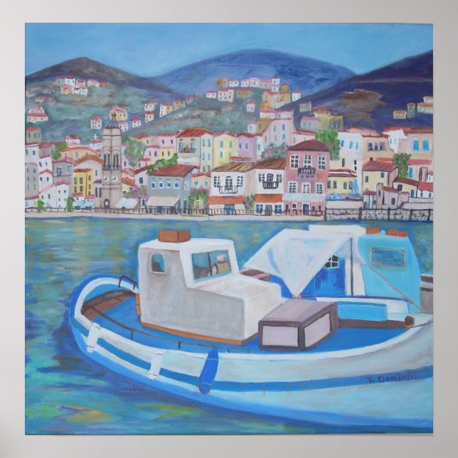 Hydra Island, Griechenland Poster (Vorne)