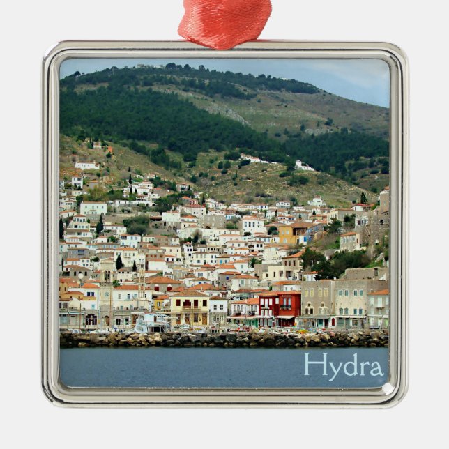 Hydra Silbernes Ornament (Vorne)