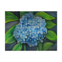 Hydrangea Aquarellmalerei Postcard
