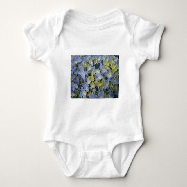 Hydrangea Baby Strampler (Vorderseite)