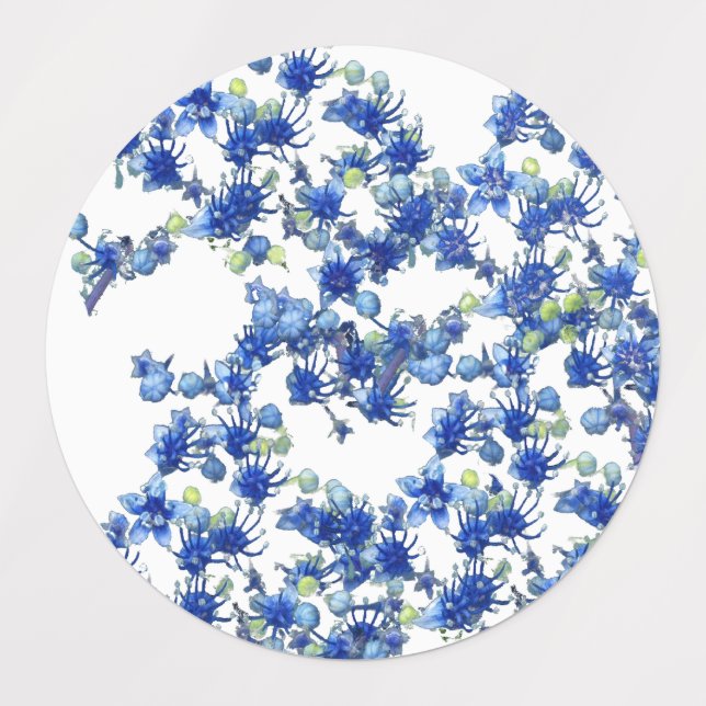 Hydrangea (BGC transparent) Etiketten (Design 3)