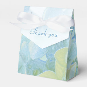 Hydrangea bläulich-grüne Gastgeschenk Hochzeit Geschenkschachtel