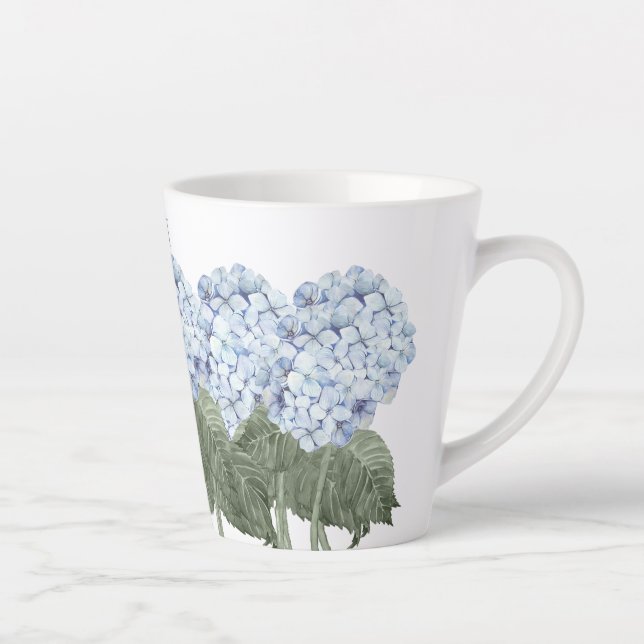 Hydrangea Blue Blume Milchtasse (Rechts)