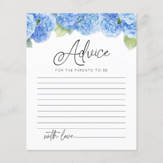 Hydrangea Blue Flowers Beratung Eltern Babydusche