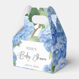 Hydrangea Blue Flowers Es ist eine Baby-Dusche Geschenkschachtel