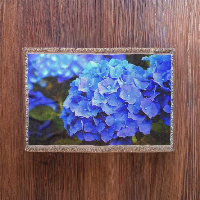 Hydrangea-Blues Decke (Von Creator hochgeladen)