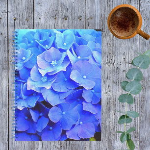 Hydrangea-Blues Notizbuch