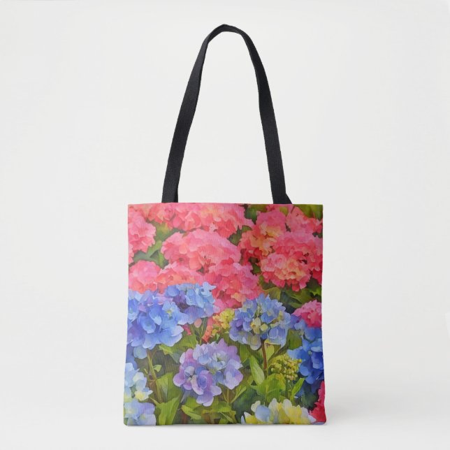 Hydrangea Blume Blumenstrauß Traumtasche (Vorderseite)