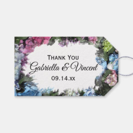 Hydrangea Blume Frame Gastgeschenk Hochzeit Tags Geschenkanhänger