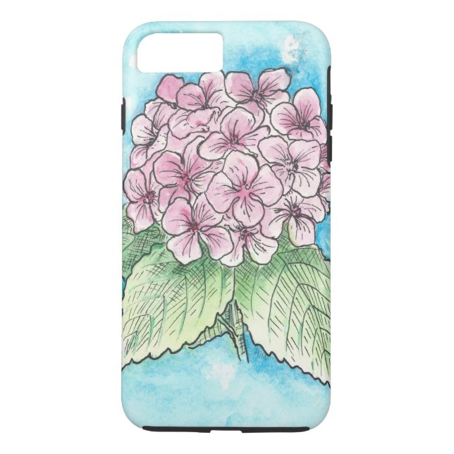 Hydrangea-Blume im iPhone-Case Case-Mate iPhone Hülle (Rückseite)