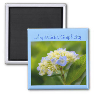 Hydrangea-Blume Inspiration-Einfachheit-Magnet Magnet