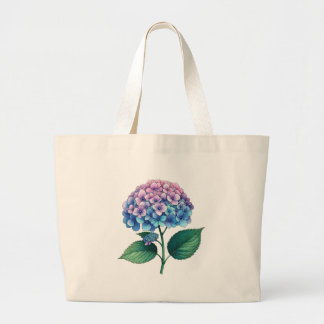 Hydrangea-Blume Jumbo Stoffbeutel