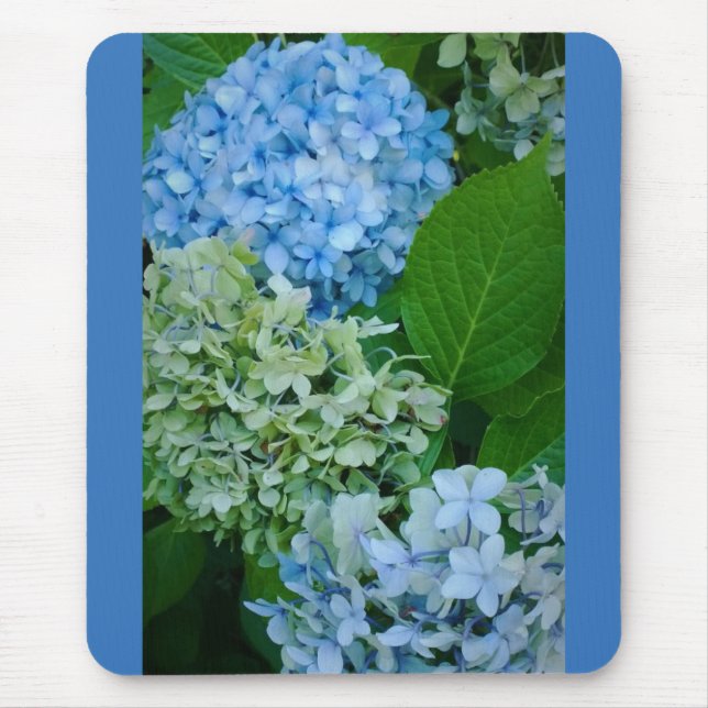 Hydrangea-Blume Mousepad (Vorne)