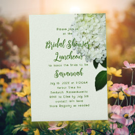 Hydrangea-Blume-Party Einladung