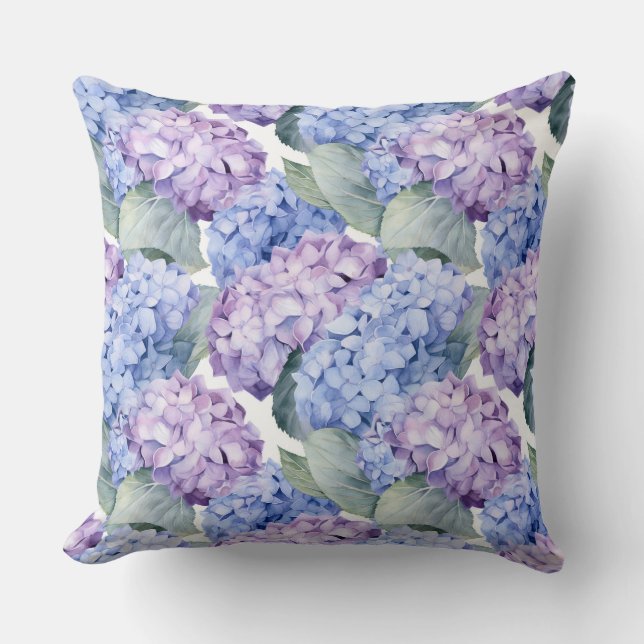 Hydrangea-Blume Pillow Kissen (Vorderseite)
