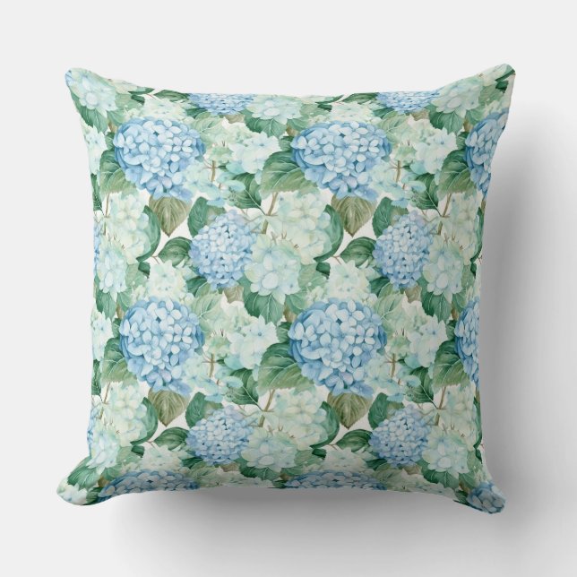 Hydrangea-Blume Pillow Kissen (Vorderseite)