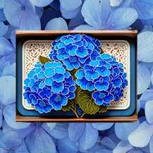 Hydrangea-Blume, Postüberquerung Postkarte
