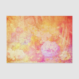 Hydrangea Blume Rose Garten rosa lila orange Seidenpapier